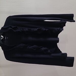 APT. 9 Women's Black Open Front Cardigan Sweater Soft Size S